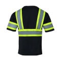 Hi Vis Reflective Two Tone Mesh Safety Work Shirt w/ Pocket