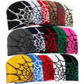 Knitted Beanie W/ Spider Web Design