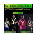 LED Cross Belt Adjustable Reflective Safety Running Hi Vis