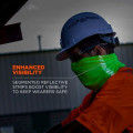 Segmented Hi Vis Reflective Safety Workwear Neck Face Gaiter