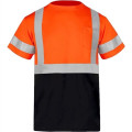 Class 3 Hi Viz Color Block Reflective Safety Pocket T-Shirt