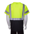 Class 3 Hi Viz Color Block Reflective Safety Pocket T-Shirt