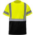 Class 3 Hi Viz Color Block Reflective Safety Pocket T-Shirt