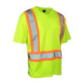 Hi Vis Reflective X-Back Class 2 Safety T-Shirt w/ Pocket