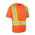 Hi Vis Reflective X-Back Class 2 Safety T-Shirt w/ Pocket