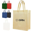 Attractive Laminate Patent Finish, Gusset Tote Bag (13x16x5)