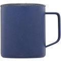 13.5 Oz Double Wall Color Coated Travel Mugs W/ Handles