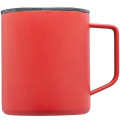 13.5 Oz Double Wall Color Coated Travel Mugs W/ Handles
