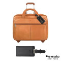 Solo NY® Walker Leather Rolling Case