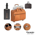 Solo NY® Walker Leather Rolling Case