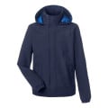 Nautica Men's Voyage Hooded Rain Jacket