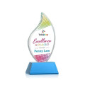 Odessy Flame Vividprint™ Award on Newhaven - Sky Blue