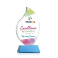 Odessy Flame Vividprint™ Award on Newhaven - Sky Blue