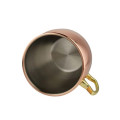 MOQ 50pcs 18oz Copper Coated Moscow Mule Mug