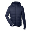 Nautica Men's Nautical Mile Hooded Puffer Jacket