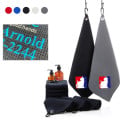 Waffle Golf Towel With Carabiner Embroidery MOQ 50