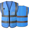 High Visibility Reflective Safety Vest With Multi Pockets