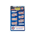 4"X6" Full Color MLB Schedule Magnets