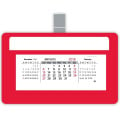 4.5" Car/Truck Visor Calendar With Clip