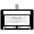 4.5" Car/Truck Visor Calendar With Clip