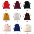 Velvet Drawstring Pouch Bag