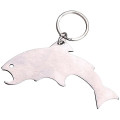 Trout Shaped Stainless Steel Bottle Opener w/ Key Ring