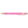 Rose Gold Soft-Touch Aluminum Pen w/ Stylus