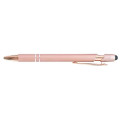 Rose Gold Soft-Touch Aluminum Pen w/ Stylus