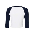 BELLA + CANVAS Women's Micro Rib Three-Quarter Raglan Sle...