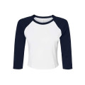 BELLA + CANVAS Women's Micro Rib Three-Quarter Raglan Sle...
