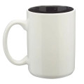 15 oz. Glossy Two-Tone Personalized Ceramic Mug
