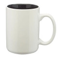 15 oz. Glossy Two-Tone Personalized Ceramic Mug