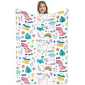 30" X 40" Cotton Feel Swaddle Sublimation Blanket 185 GSM