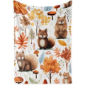 30" X 40" Cotton Feel Swaddle Sublimation Blanket 185 GSM