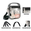 Clear Waterproof Zippered Sling Bag