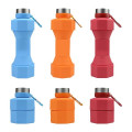 Silicone Dumbbell Water Bottle