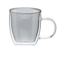 10 oz. Crystallite Double Wall Glass Coffee Mug