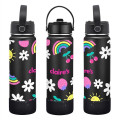 27 oz. Stainless Steel Water Bottle / Silicone Bottom Sleeve