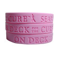 Debossed Silicone Wristbands w/ Custom Logo