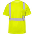 Breathable Class 2 Safety Hi Vis Reflective T-Shirt W Pocket