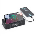 EchoPower Dual Speaker Wireless Clock: 15W Charging & Phone 