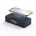EchoPower Dual Speaker Wireless Clock: 15W Charging & Phone 