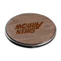 15W Fast Charging Walnut Qi Wireless Charger