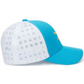 6Panel Structured Halfmoon Buckram Breathable Back Panel Cap