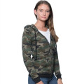 USA Made Unisex Camo Fleece Full Zip Pullover Hoodie
