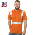 USA-Made 100% Cotton Class 2 Safety T-Shirt