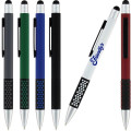 Click Honey Comb Soft Touch Rubber Metal Pen