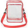 PVC Crossbody Messenger Stadium Clear Bag