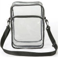 PVC Crossbody Messenger Stadium Clear Bag