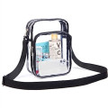 PVC Crossbody Messenger Stadium Clear Bag